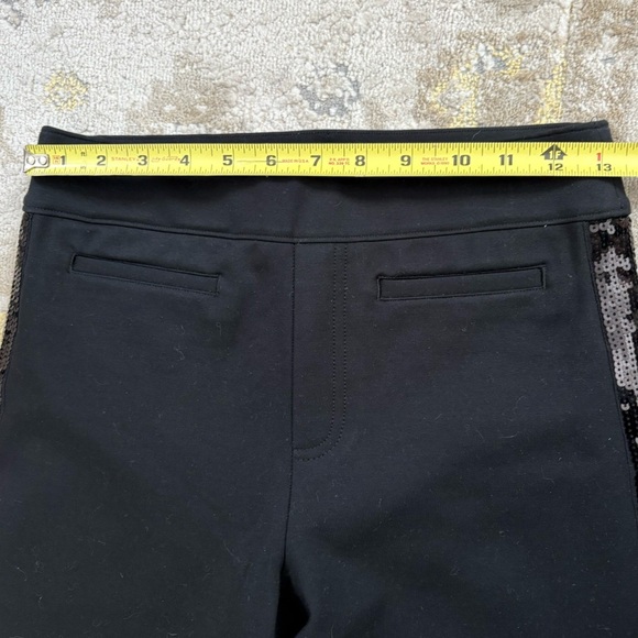 Spanx Perfect Black Pant with Sequin Tuxedo stripe - Picture 8 of 10